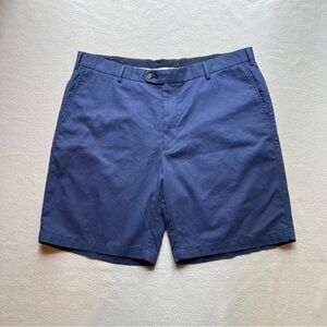Peter Millar Pima Cotton Tailored Shorts Mens 40 Blue Casual Chino